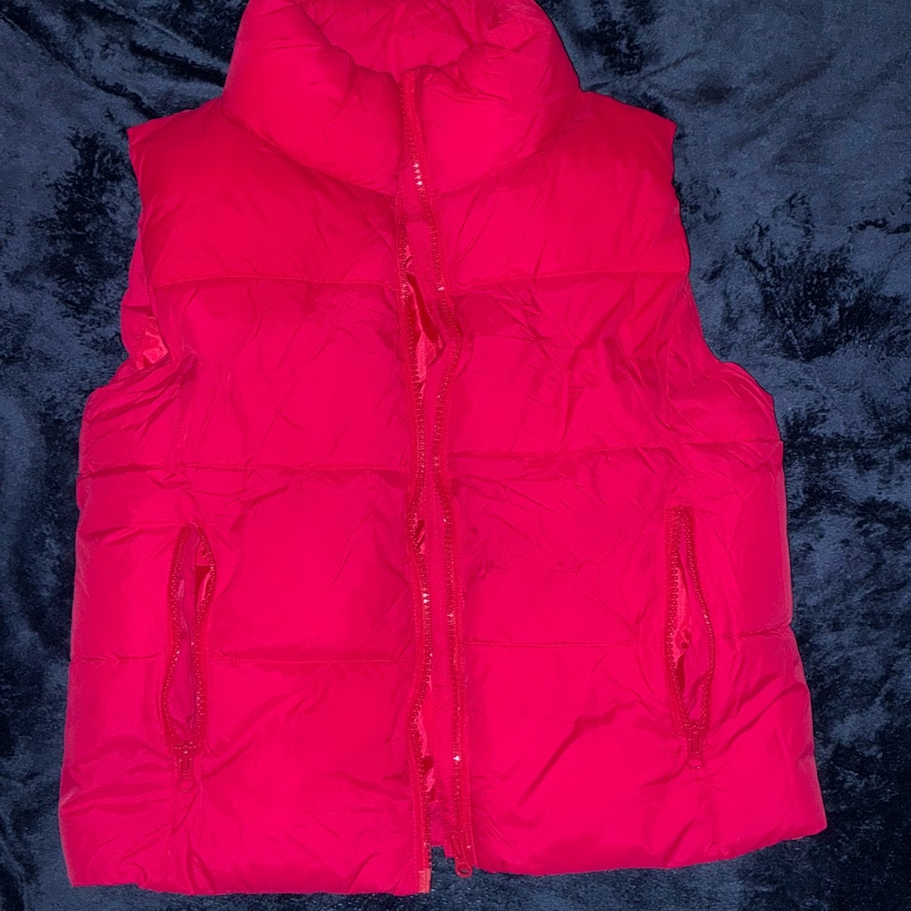 Vibrant Pink Puffer Vest